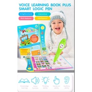 (WITH SMART PEN) Kids Intelligent Y Book + Logic Pen Kids Baby English Learning Ebook E-Book Y-Book Tablet Touch Pad