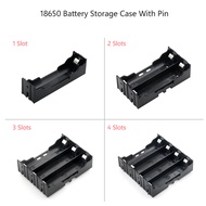 1Pcs 1/2/3/4 Slot ABS 18650 Battery Case Holder Storage Box for 18650 Rechargeable Battery 3.7V DIY