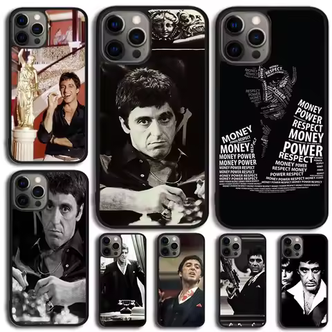 Scarface Al Pacino Tony Montana Phone Case Cover For iPhone 17 Air 16 15 14 SE 11 12 13 Pro MAX Plus