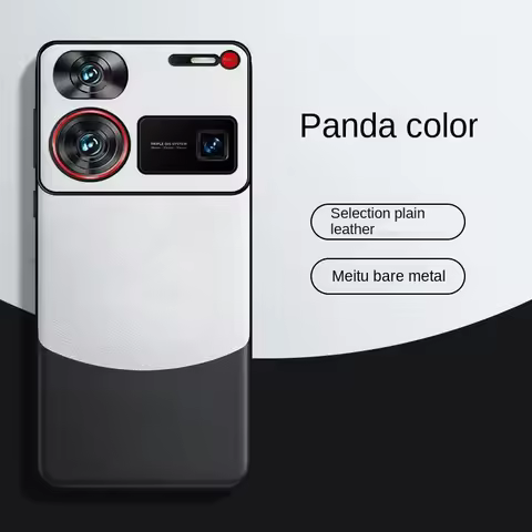 For Nubia Z60 Ultra Case Luxury PU leather Skin Shockproof Lens Protective Back Cover Case For Nubia