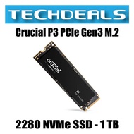 Crucial P3 PCIe Gen3 M.2 2280 NVMe SSD - 1TB