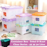 Storage Box Ezy 45 35 30 Liter Wheeled Container Box