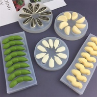 Simulation Edamame Peanut Sunflower Seed Garlic Petal Dessert Pudding White Jelly Silicone Mold Arom