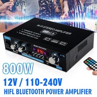 【Ready stock】AK35 800W SBluetooth 5.0 Audio Power Amplifier 2 Channel Stereo Receiver with Remote Co