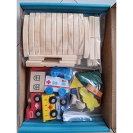 CHILDREN'S TOY TRAIN / TRAIN PLAY SET WOODEN TRAIN PLAY SET 33 PCS