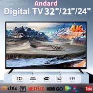 Andard ทีวี 32 นิ้ว LED tv 20/21/24 นิ้วทีวี 32 นิ้ว ทีวีดิจิตอลอนาล็อก ทีวีจอแบน โทรทัศน์ถูกๆ tv te