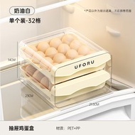 廚房雞蛋盒家用食品級雪櫃保鮮盒雙層大容量抽屜式雞蛋收納盒透明（平行進口）
