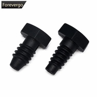 FOREVERGO 1PC Dust-Proof Anti-Impact Pool Cue Butt Cap Threaded Round Soft Rubber Bumper Protector R