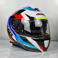 Modular Axxis Helmet Gecko Shield (D7 Gloss Blue) Helmet Axxis Modular / Helmet Flip Up / Flip Up He