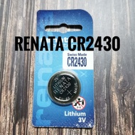 () ORIGINAL CR2430 CR2450 RENATA BATTERY. MADE IN SWITZERLAND.