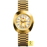 RADO Watch R12416803 / DiaStar The Original Automatic / Women's / Date / Stones / 27.3mm / SS Bracelet / Gold