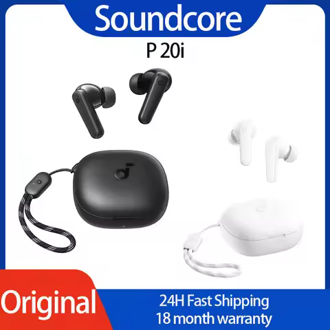 Soundcore by Anker P20i True Wireless Earbuds 10mm Drivers Big Bass Bluetooth 5.3 30 HPlay Time IPX5