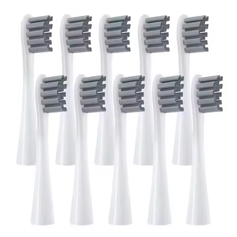 10 Pcs/Pack Electric Toothbrush Heads for Oclean All Models x pro Elite, X, X Pro,Flow,F1,Air 2. Bla