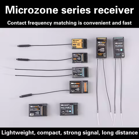 Microzone Series Remote Control Receiver MC E6R-E Self Stabilizing MC8REv2 Mini SBUS for Hobbyist Us