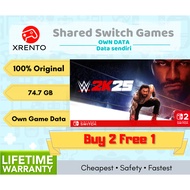 ⚡Buy 2 Free 1⚡Nintendo Switch 2 Games WWE 2K25 Standard Edition Fighting Murah Download Own Data Esh