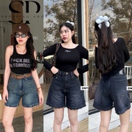 3/4 Shorts With One-Way Label