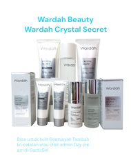 Paket Glowing Wardah CRYSTAL SECRET LENGKAP Secret /Wardah Crystal Secret Komplit/  Wardah Original untuk Kulit Flek Hitam