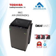 TOSHIBA 8KG Washing Machine AW-J900DM / AW-J900DM(SG) Washer Mesin Basuh 洗衣机