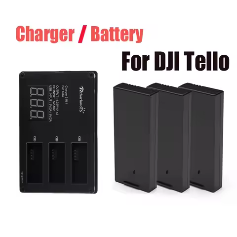 Original FOR DJI Tello battery / Drone Tello Battery Charger Charging For dji hub Tello flight Batte