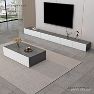 Modern Simple Floor Cabinet Storage TV Cabinet Living Room Floor Combination Coffee Table Light Luxu