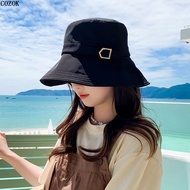 Summer Autumn Simple Leisure Sunscreen All-Match Literary Bucket Hat Fashion Fascinator Casquette Femme Fine Workmanship Chapeu