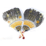 Goose Feather Fan Kongming Fan Feather Fan Zhuge Liangyu Fan Handmade Fan Craft Fan Gift Fan Props R