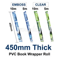 Unicorn PVC Clear Book Cover / Pembalut Buku /Book Wrapper 450MMx10M