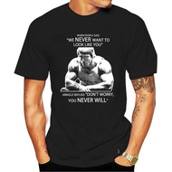 Arnold Schwarzenegger Mr Olympia Mens Tshirt Balck White Fashion O-neck Tshirt Fashion Short Sleeve 