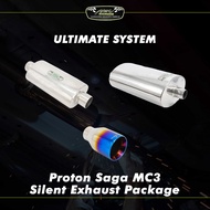 Proton Saga MC3 Silent Exhaust Package - Max Racing  Exhaust