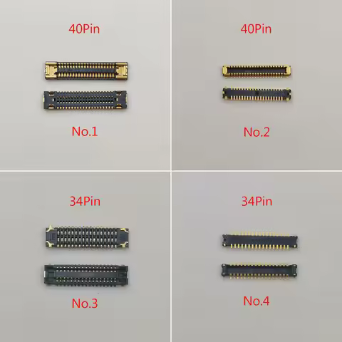 10pcs 34 40 Pin LCD Display Screen FPC Connector For Samsung Galaxy M30S M30 M307 M305 M21 M31 M21S 