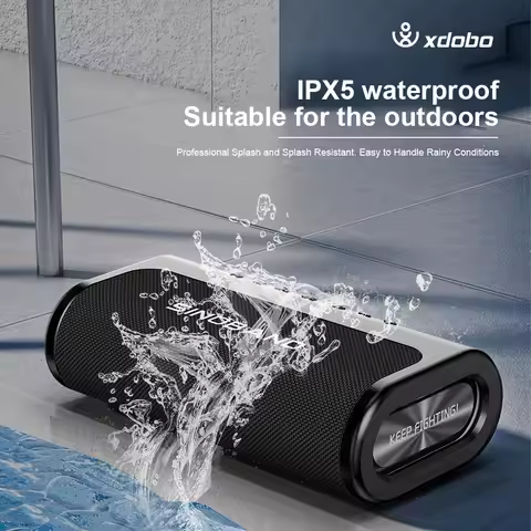 Strong bass wireless Bluetooth speaker XDOBO Sinoband BOOK portable speaker 80W IPX5 outdoor camping
