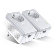 TP-LINK PA4010P KIT AV600 Powerline Adapter With AC Pass Through