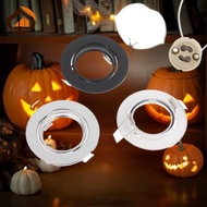 CheeseArrow 1 Set Round Fixture Adjustable Downlight Led Holders Cutout For Bulb Holder Recessed LED