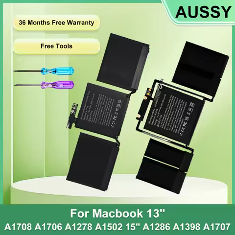 A1493 A1713 A1618 A1321 A1322 A1819 A1417 Laptop Battery For Macbook Pro 13" A1278 A1502 A1708 A1706