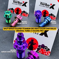 ORIGINAL TURBO-X RACING PRO GR5 TITANIUM CALIPER BANJO BOLT