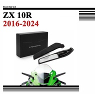 PSLER For Kawasaki ZX10R ZX 10R Side Mirror Rear View Rearview Mirror Wind Wing Winglet Adjustable 2