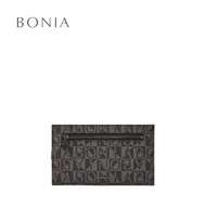 Bonia Black Dario Monogram Card Holder