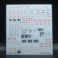 MG Jegan Gundam neon Decal 積根 高達螢光水貼