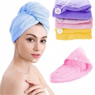 Handuk Rambut Keramas Microfiber Lap Pengering Rambut Praktis Dan Cepat Import Grosir Batam