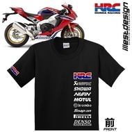 Moto 2025 fashion Tees : Honda HRC Design Tshirt Gildan 76000 Tees CBR150R CBR250RR CBR300R CBR400R 