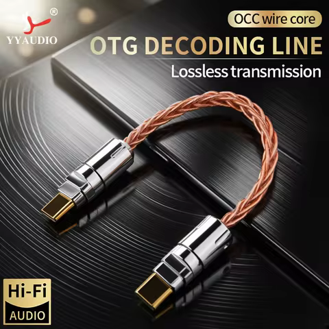 Lightning to Type-C Cable OTG Cable Adapter HiFi Portable DAC/Headphone Amplifier Type-c to Type-c O