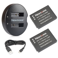 EN-EL12 Newmowa Replacement Battery (2-Pack) and Dual USB Charger for Nikon EN-EL12 and Nikon Coolpi