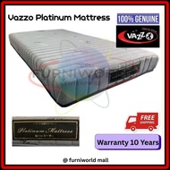 Vazzo Platinum Mattress Tilam Kain Sejuk Single 6inch 10inch High Density Foam