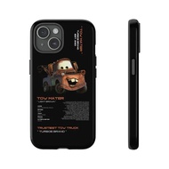 Foreign Trade TOW MATER Car Model 2 in 1 Film Shell Suitable for Apple 17air/16iphone15Pro13/11