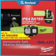 Milwaukee Headlamp / ISHL-LED Intrinsically Safe Alkaline Headlamp / Lampu Kepala Kuat Terang (310 L