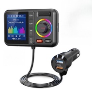 5.3 Bluetooth car mp3 player U disk lossless HIFI bass equalizer music car FM transmitter