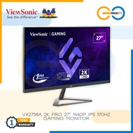 Viewsonic VX2758A 2K PRO 27” 170Hz QHD 1440P Gaming Monitor