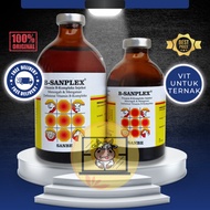 B SANPLEX 100 ML & B SANPLEX 50 ML - Vitamin B kompleks Hewan Sapi Kambing Ayam