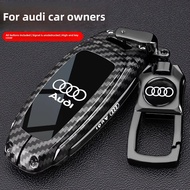 For Audi Q8 RSQ8 A6 C8 S6 RS6 A7 S7 RS7 A3 8Y A8 D5 4N RS E-tron GT Q4 Q7 4M Grey TPU Car Remote Key