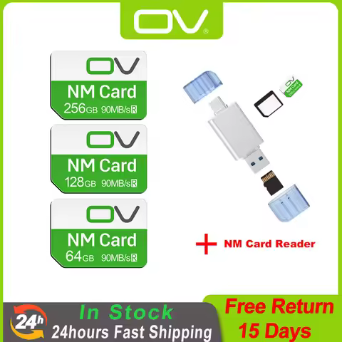 OV NM Card 256 GB 128GB 64GB Nano Memory SD Cards for Huawei P30 P40 P50 Mate 30 Pro RS Nova Honor N